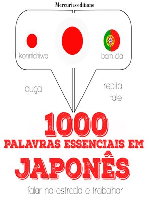 cover image of 1000 palavras essenciais em japonês